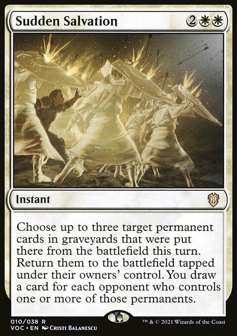 Sudden Salvation [Innistrad: Crimson Vow Commander]
