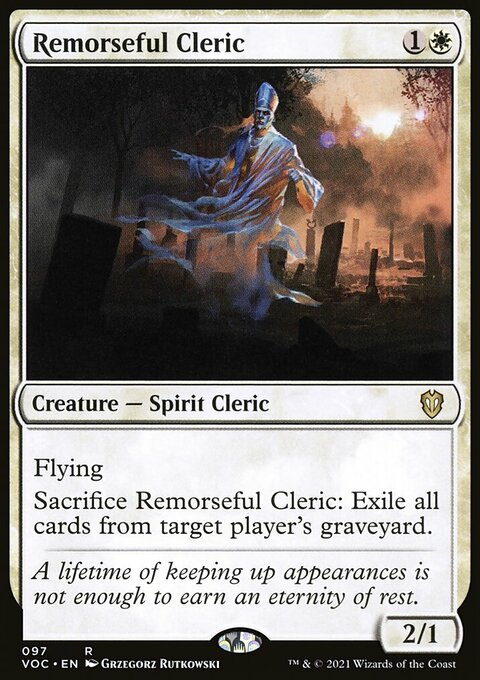 Remorseful Cleric [Innistrad: Crimson Vow Commander]