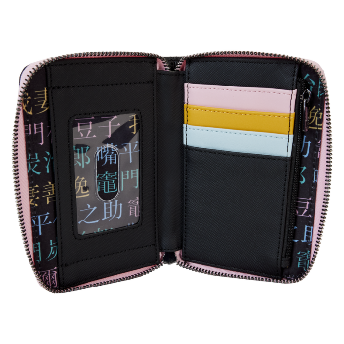 Demon Slayer - Heroes Group 4" Faux Leather Zip-Around Wallet