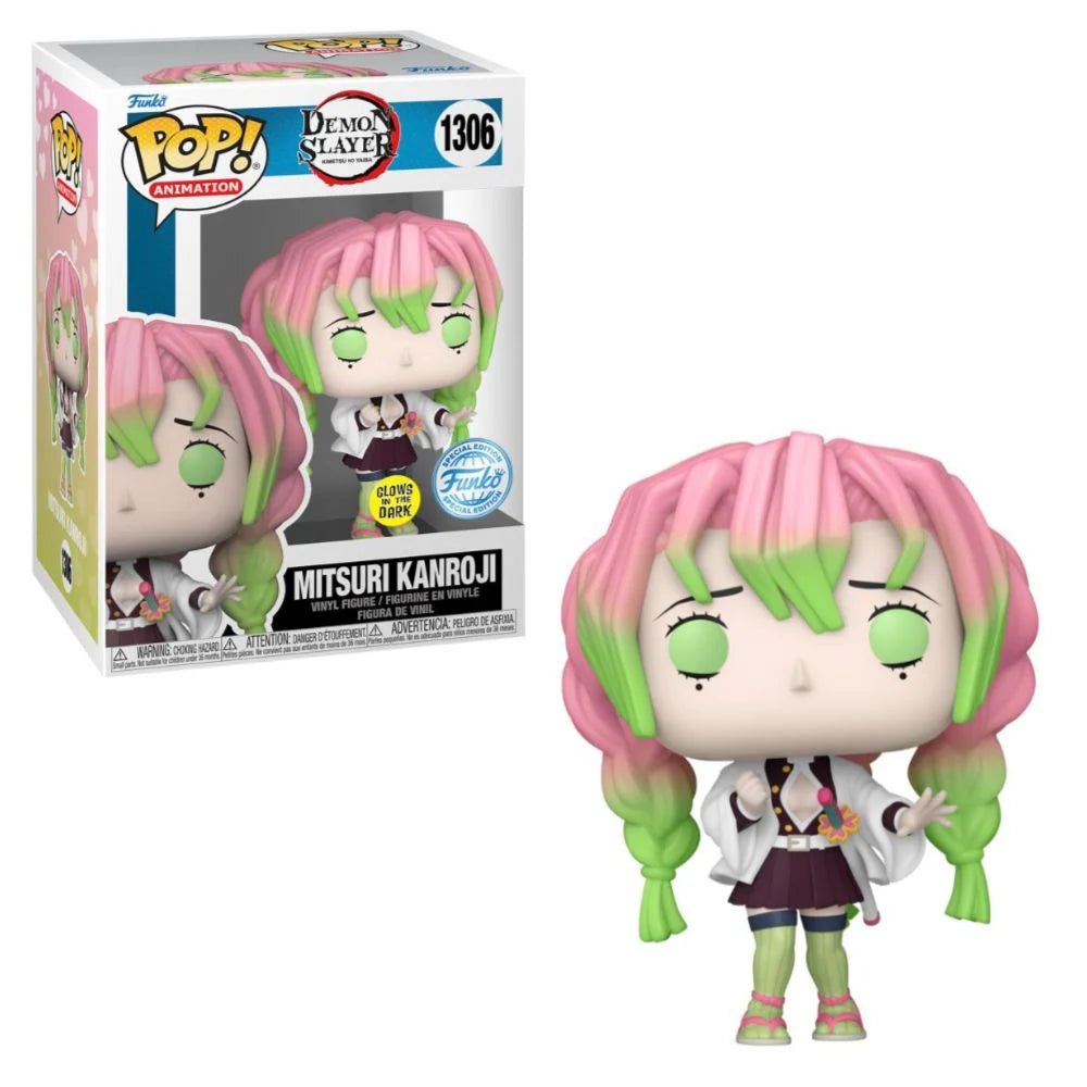 Demon Slayer Mitsuri Kanroji #1306 Glow Funko POP! Vinyl