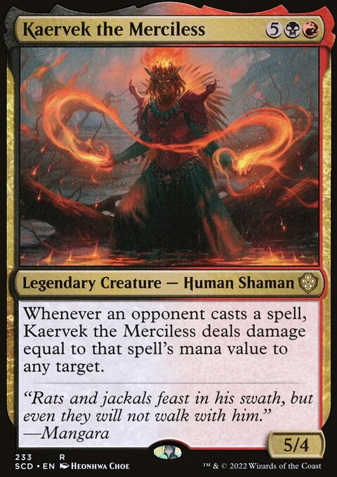 Kaervek the Merciless [Starter Commander Decks]