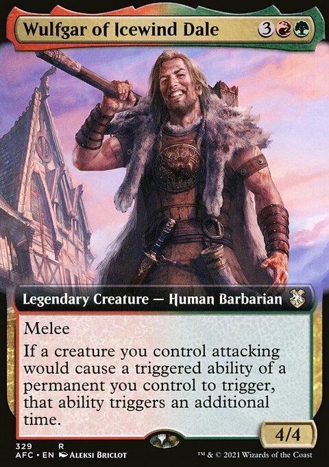 Wulfgar of Icewind Dale (Extended Art) [Dungeons & Dragons: Adventures in the Forgotten Realms Commander]