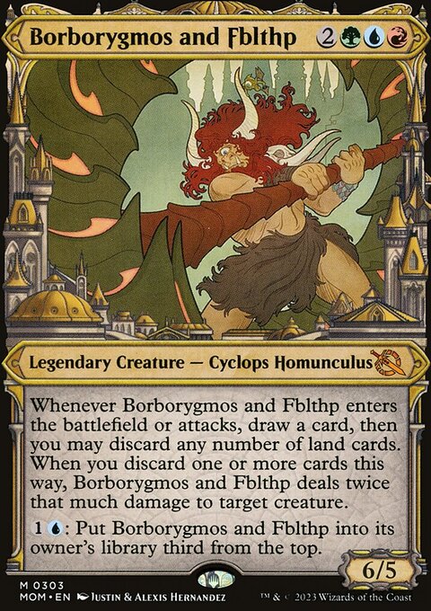 Borborygmos and Fblthp (Showcase Planar Booster Fun) [March of the Machine]