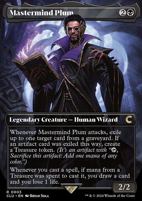 Mastermind Plum (Borderless) [Ravnica: Clue Edition]