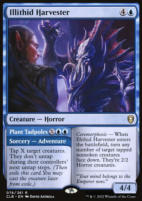 Illithid Harvester // Plant Tadpoles [Commander Legends: Battle for Baldur's Gate]