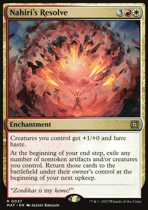 Nahiri's Resolve [March of the Machine: The Aftermath]