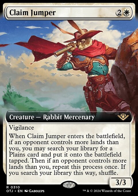 Claim Jumper (Extended Art) [Outlaws of Thunder Junction]