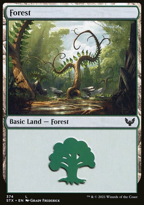 Forest (374) [Strixhaven: School of Mages]