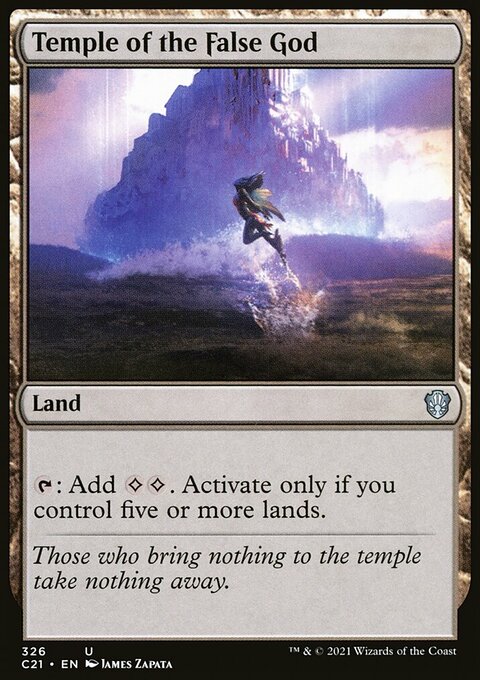 Temple of the False God [Commander 2021]