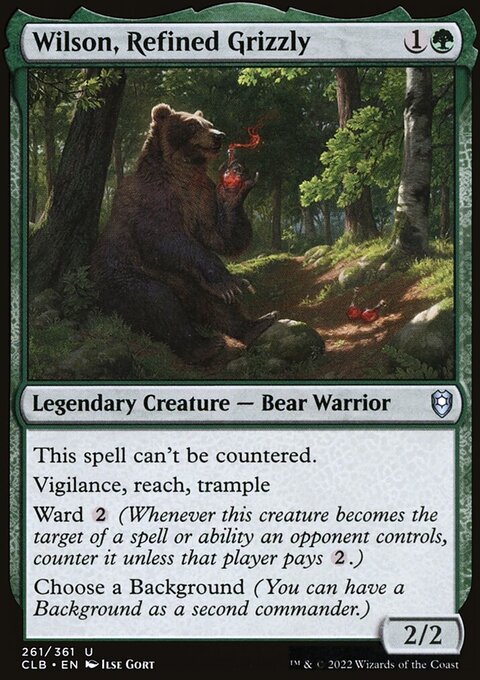 Wilson, Refined Grizzly [Commander Legends: Battle for Baldur's Gate]