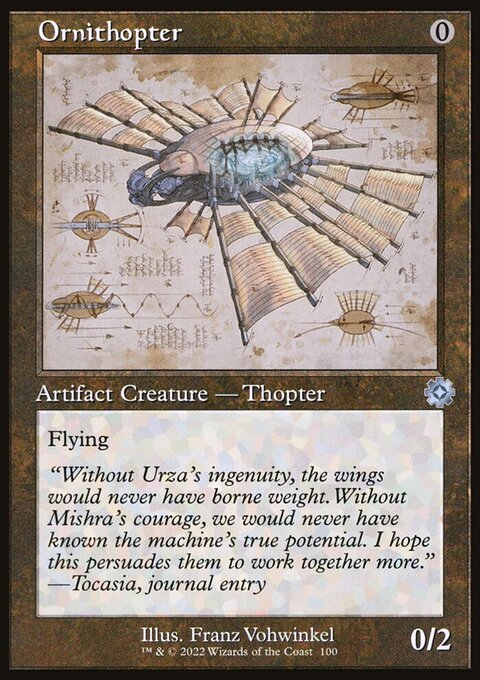 Ornithopter (Retro Schematic) (Serialized) [The Brothers' War Retro Artifacts]