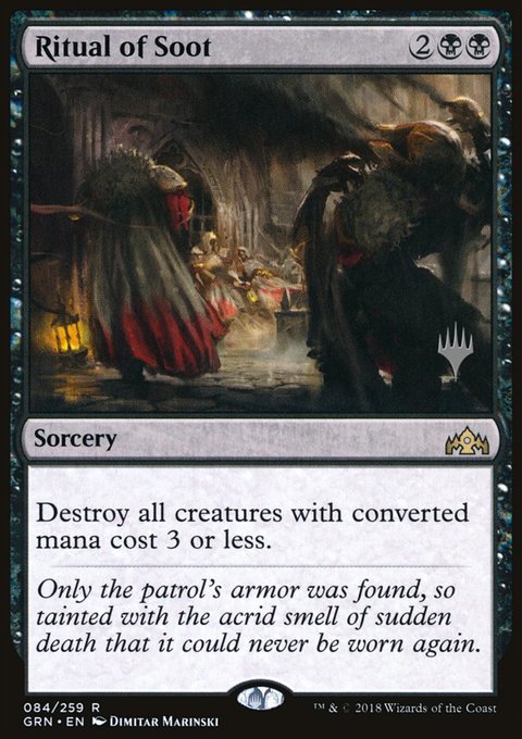 Ritual of Soot (Promo Pack) [Guilds of Ravnica Promos]