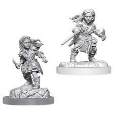 D&D Nolzurs Marvelous Unpainted Miniatures Halfling Female Rogue with Daggers