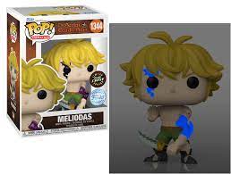 Meliodas (Glow Chase) #1344 The Seven Deadly Sins Funko Pop Vinyl PRE-OWNED