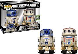 R2-D2 & R5-D4 (2023 Galactic Convention) 2 Pack Star Wars Pop! Vinyl