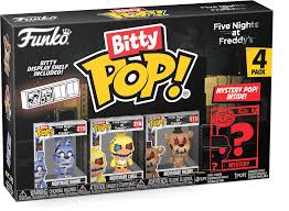 Five Nights at Freddy's - Nightmare Bonnie, Nightmare Chica, Nightmare Freddy & Mystery Bitty Pop! Vinyl Figure 4-Pack
