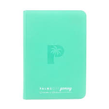 Collector's Series Top Loader Zip Binder - TURQUOISE - Palms Off Gaming