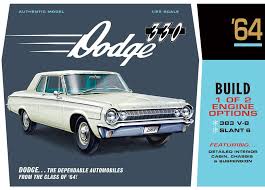 AMT 1/25 1964 Dodge 330 Plastic Model Kit