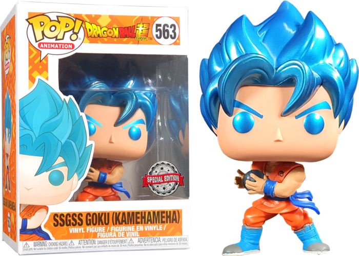 SSGSS Goku (Kamehameha) #563 Dragon Ball Super Pop! Vinyl (Special Edition)