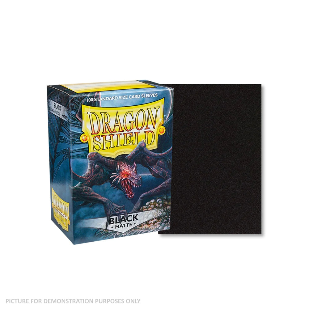 Sleeves - Dragon Shield - Box 100 - Black MATTE