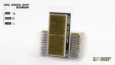 Gamers Grass - Tufts: Dry Green 6mm (Small)