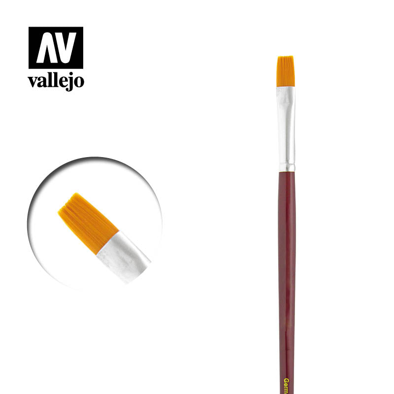 Vallejo Brushes - Effects - Flat Rectangular Brush No. 8