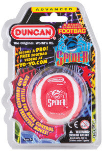 Duncan Footbag Spider 6 Panel Sand Filled (Assorted Colours)