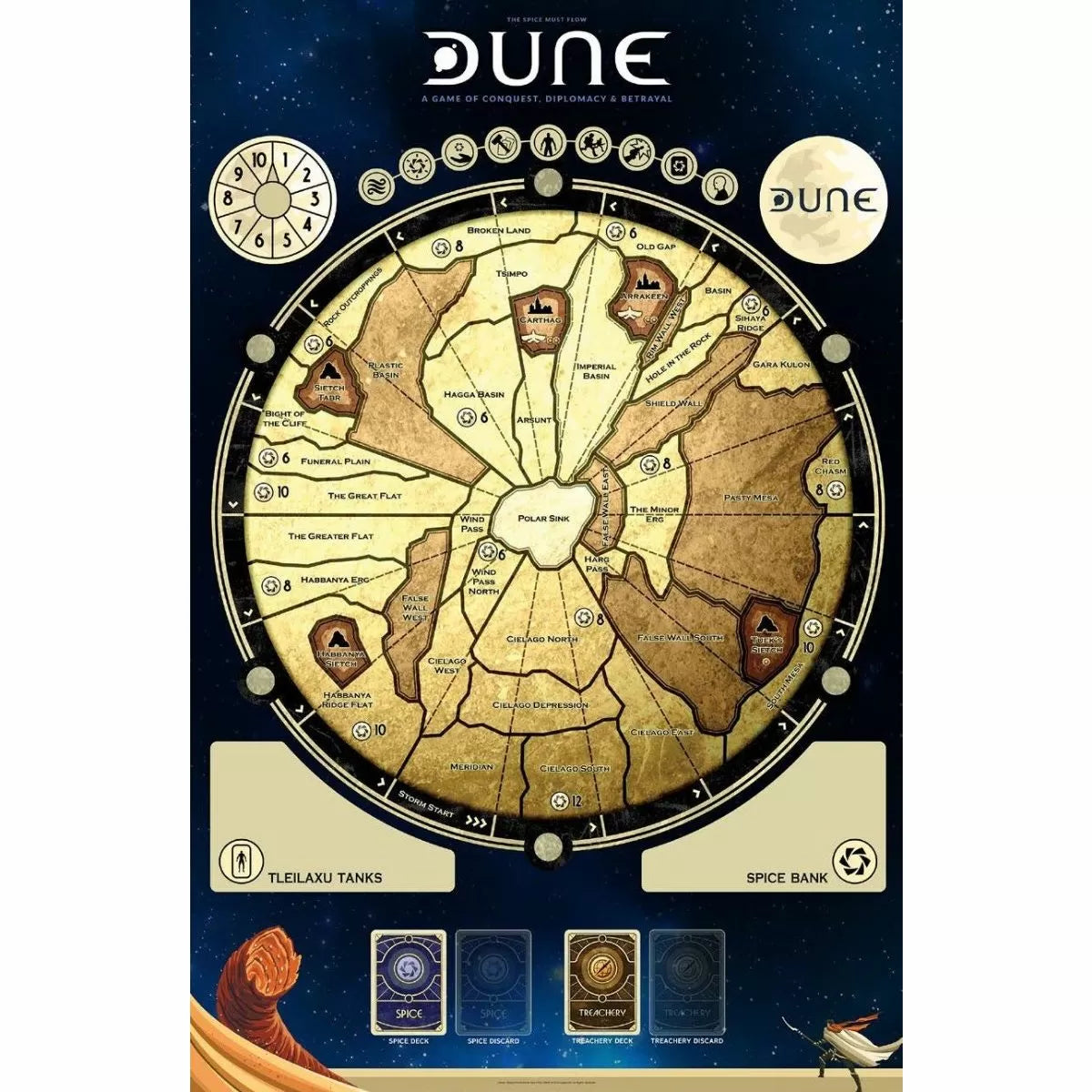 Dune Game Mat (36