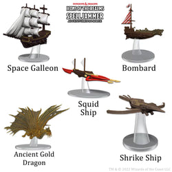 Dungeons & Dragons Icons of the Realms: Spelljammer Ship Scale Welcome to Wildspace Premium Set