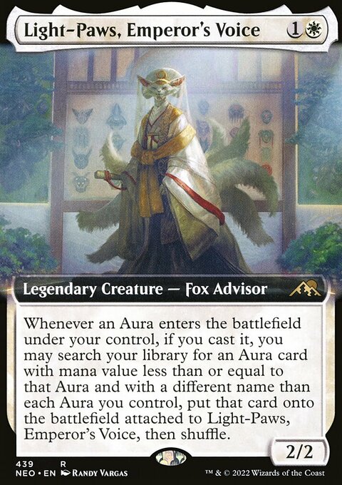 Light-Paws, Emperor's Voice (Extended Art) [Kamigawa: Neon Dynasty]