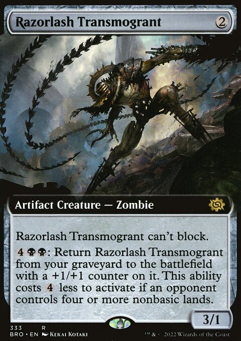 Razorlash Transmogrant (Extended Art) [The Brothers' War]