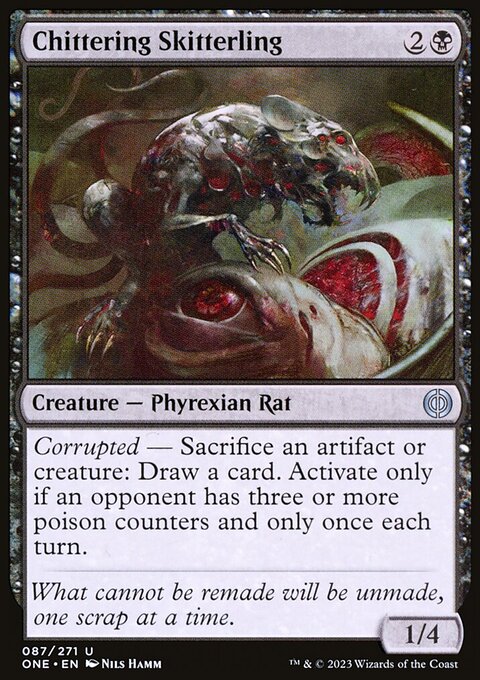 Chittering Skitterling [Phyrexia: All Will Be One]