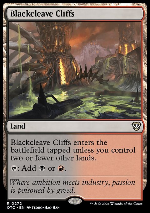 Blackcleave Cliffs [Outlaws of Thunder Junction Commander]