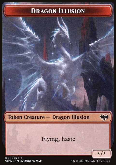 Dragon Illusion Token [Innistrad: Crimson Vow Tokens]