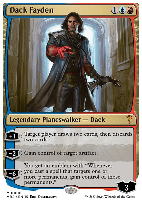 Dack Fayden (White Border) [Mystery Booster 2]
