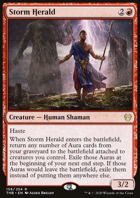 Storm Herald (Promo Pack) [Theros Beyond Death Promos]