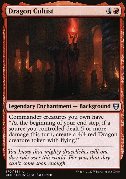 Dragon Cultist [Commander Legends: Battle for Baldur's Gate]