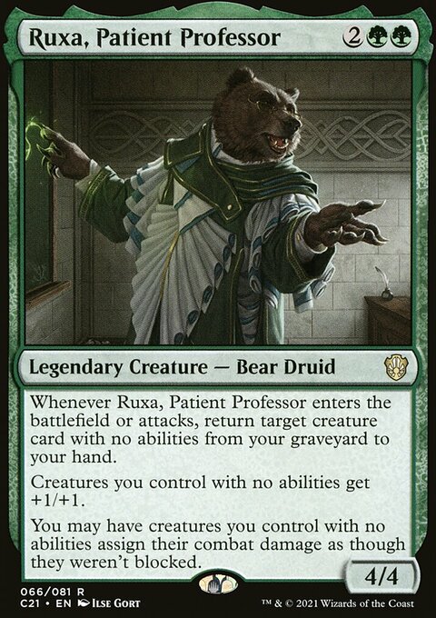 Ruxa, Patient Professor [Commander 2021]