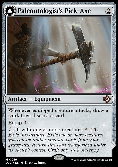 Paleontologist's Pick-Axe [The Lost Caverns of Ixalan Commander]