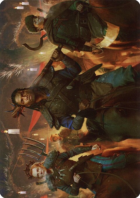 Candlelit Cavalry Art Card [Innistrad: Midnight Hunt Art Series]