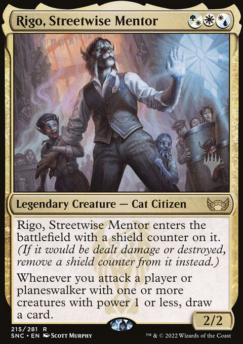 Rigo, Streetwise Mentor (Promo Pack) [Streets of New Capenna Promos]