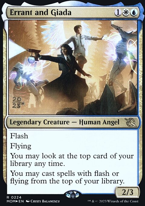 Errant and Giada [March of the Machine Prerelease Promos]