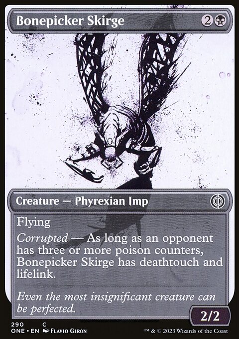 Bonepicker Skirge (Showcase Ichor) [Phyrexia: All Will Be One]
