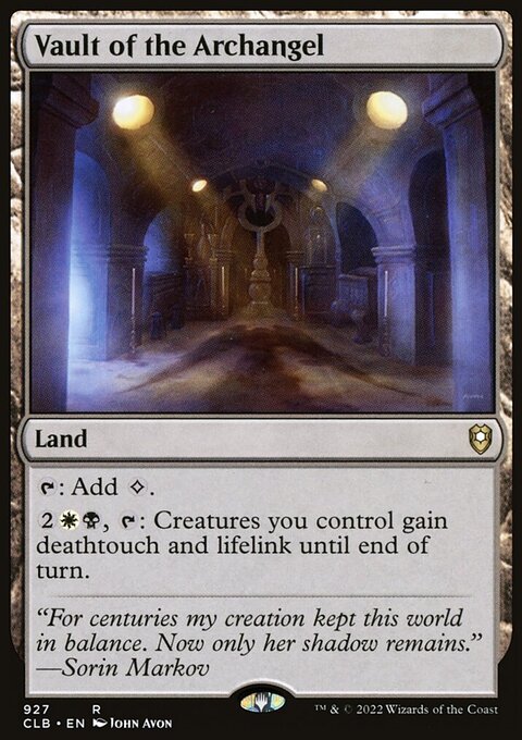 Vault of the Archangel [Commander Legends: Battle for Baldur's Gate]