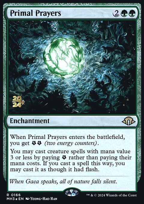 Primal Prayers [Modern Horizons 3 Prerelease Promos]