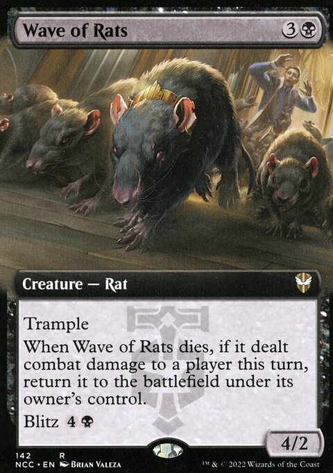 Wave of Rats (Extended Art) [Streets of New Capenna Commander]