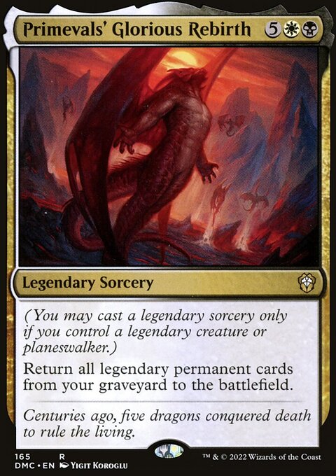 Primevals' Glorious Rebirth [Dominaria United Commander]