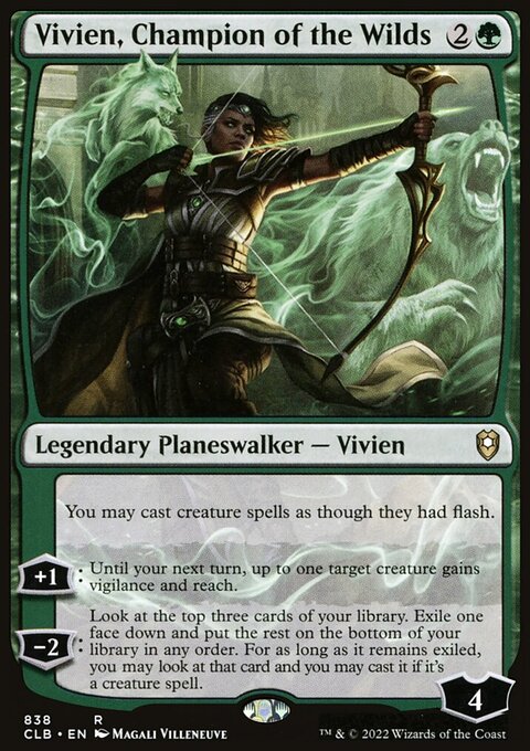 Vivien, Champion of the Wilds [Commander Legends: Battle for Baldur's Gate]