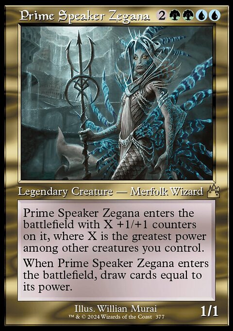 Prime Speaker Zegana (Retro Frame) [Ravnica Remastered]