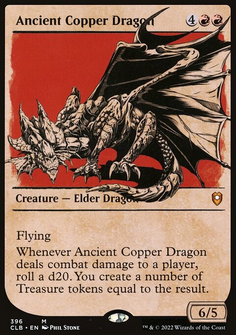 Ancient Copper Dragon (Showcase) [Commander Legends: Battle for Baldur's Gate]